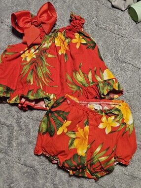 Infant Girls Dress With Bloomers